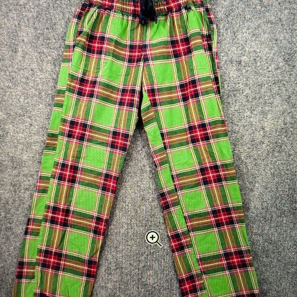 Abercrombie & Fitch Green Plaid Pajama Pants